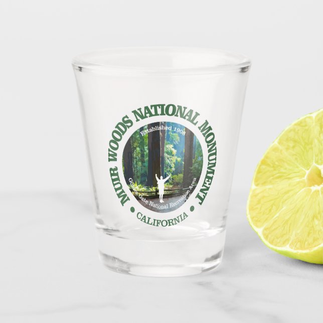 Muir Woods National Monument Shot Glass (Front)