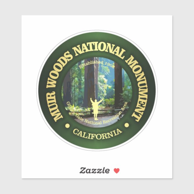 Muir Woods National Monument Sticker (Sheet)