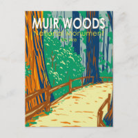 Muir Woods National Monument Vintage Art