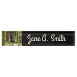 Muir Woods Path I Nature Photography Desk Name Plate
