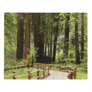 Muir Woods Path I Nature Photography Jigsaw Puzzle