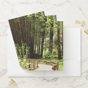 Muir Woods Path I Nature Photography Pocket Folder