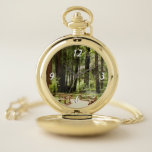 Muir Woods Path I Nature Photography Pocket Watch