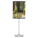 Muir Woods Path I Nature Photography Table Lamp