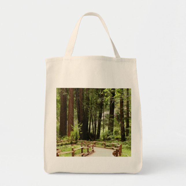 Muir Woods Path I Nature Photography Tote Bag (Front)