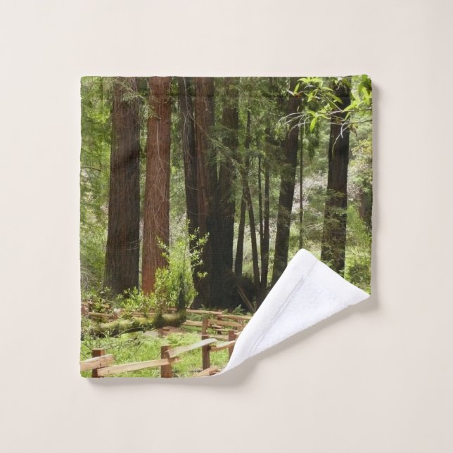 Muir Woods Path I Nature Photography Wash Cloth (Wash Cloth)