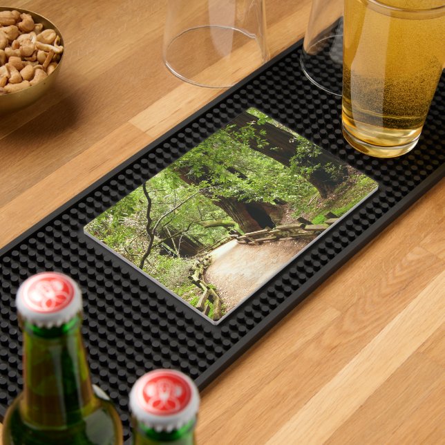 Muir Woods Path II Nature Photography Bar Mat (Insitu (Bar 2))