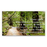 Muir Woods Path II Nature Photography Business Card Magnet