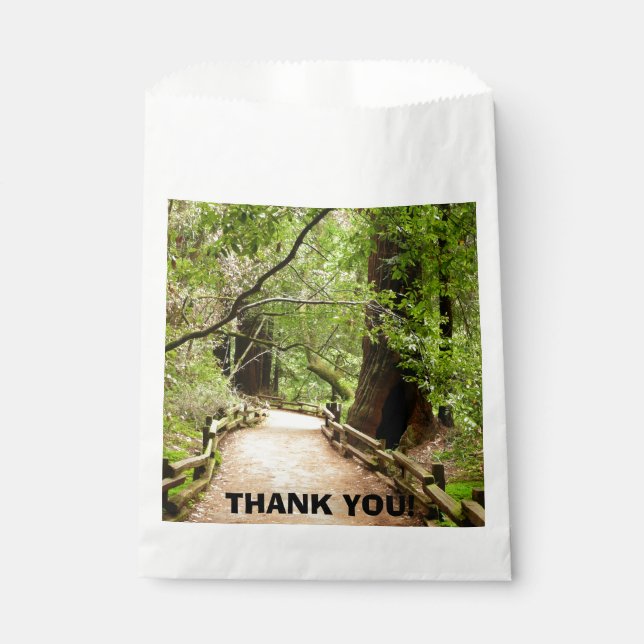 Muir Woods Path II Nature Photography Favor Bag (Front)