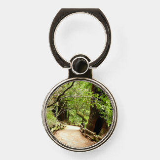Muir Woods Path II Nature Photography Phone Ring Stand