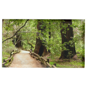 Muir Woods Path II Nature Photography Place Card Holder