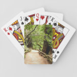 Muir Woods Path II Nature Photography Playing Cards