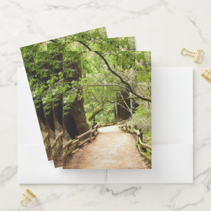 Muir Woods Path II Nature Photography Pocket Folder