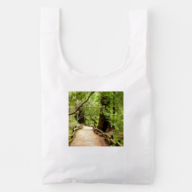 Muir Woods Path II Nature Photography Reusable Bag (Front)