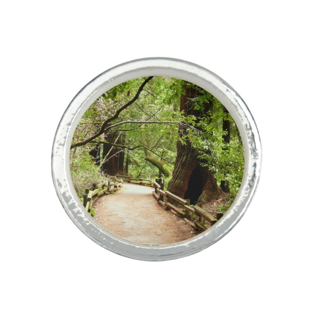 Muir Woods Path II Nature Photography Ring (Front)