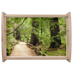 Muir Woods Path II Nature Photography Serving Tray