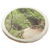 Muir Woods Path II Nature Photography Sugar Cookie (Angled)