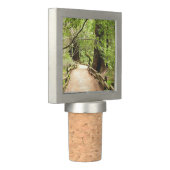 Muir Woods Path II Nature Photography Wine Stopper (Angled)