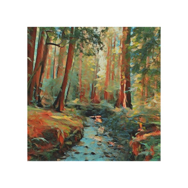 Muir Woods Serenity Wood Wall Art (Front)