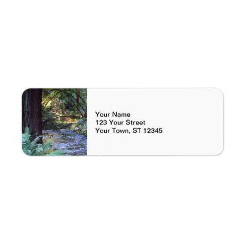 Muir Woods Stream Label
