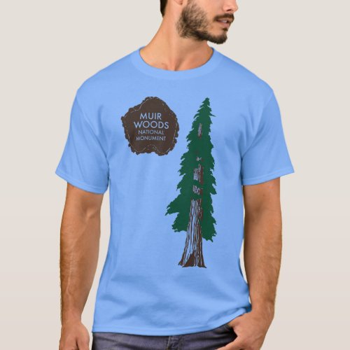 Muir Woods Vintage Tourist Souvenir T_Shirt