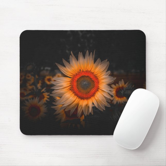 Muismat sunflower mouse pad (With Mouse)