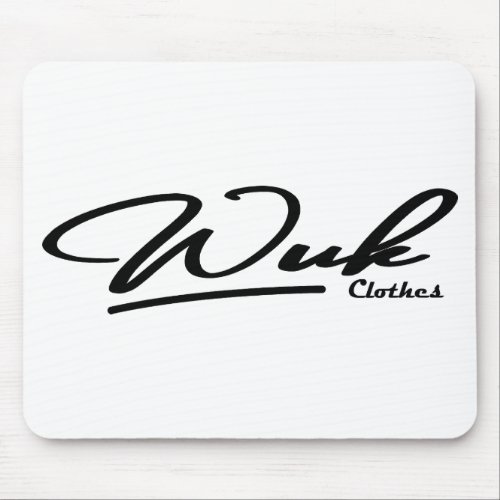 Muismat Wuk Logo clean  Mouse Pad