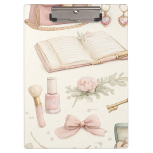 mujer femenina clipboard