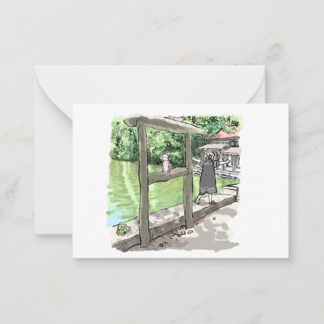 Muji Saire Note Card (Front)