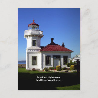 Mukilteo Lighthouse, Mukilteo, Washington Postcard