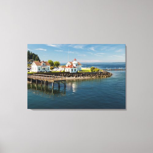 Mukilteo Lighthouse Mukilteo Washington USA Canvas Print