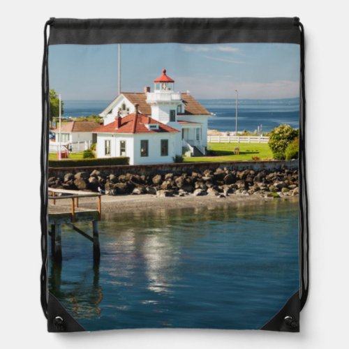 Mukilteo Lighthouse Mukilteo Washington USA Drawstring Bag
