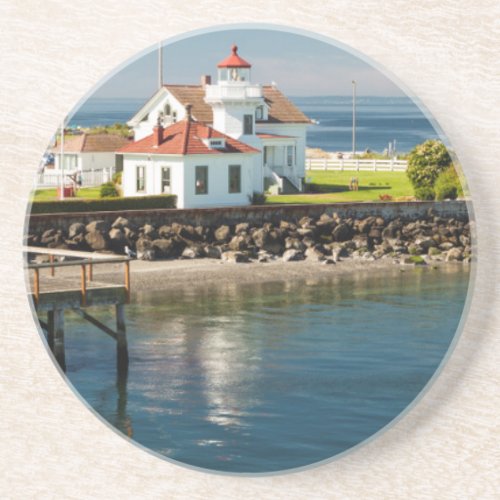 Mukilteo Lighthouse Mukilteo Washington USA Drink Coaster