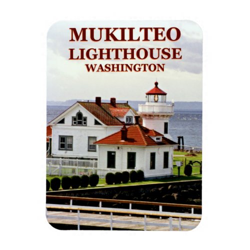 Mukilteo Lighthouse Washington Flexi Magnet