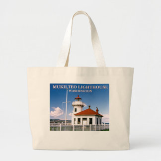 Mukilteo Lighthouse, Washington Jumbo Tote Bag