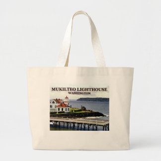 Mukilteo Lighthouse, Washington Jumbo Tote Bag