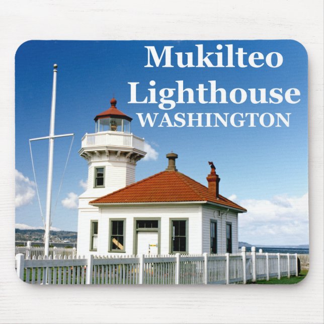 Mukilteo Lighthouse, Washington Mousepad (Front)
