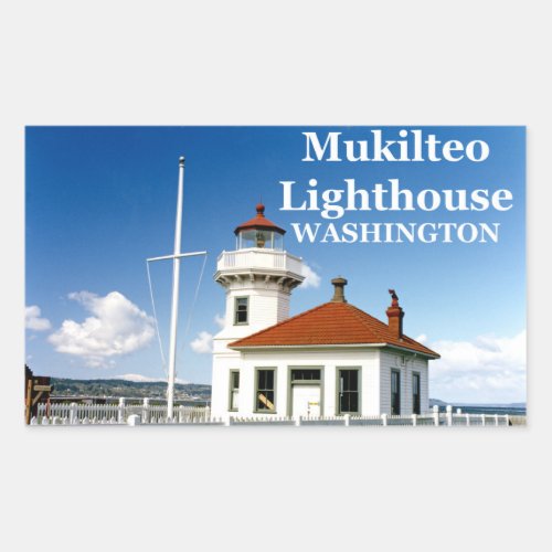 Mukilteo Lighthouse Washington Stickers 2