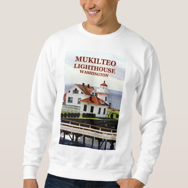 Mukilteo Lighthouse, Washington Sweatshirt (Front)