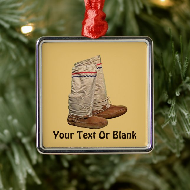 Mukluks Metal Ornament (Tree)