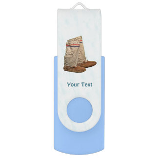 Mukluks On Snow Flash Drive
