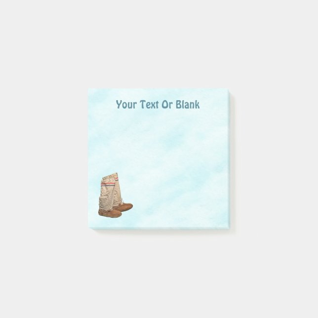 Mukluks On Snow Post-it Notes (Front)