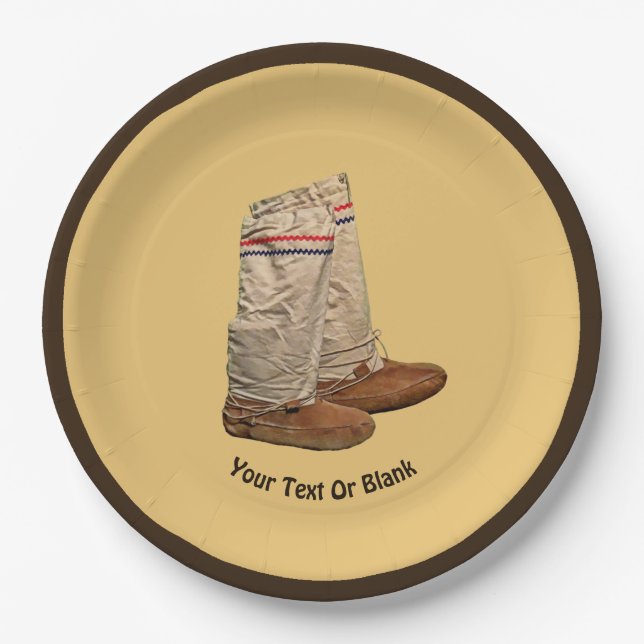 Mukluks Paper Plates (Front)