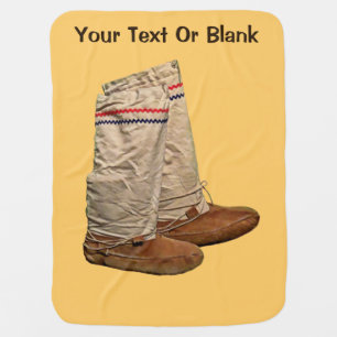 Mukluks Swaddle Blanket