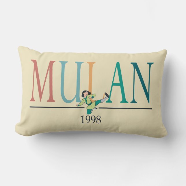 Mulan 1998 Graphic Lumbar Pillow (Front)