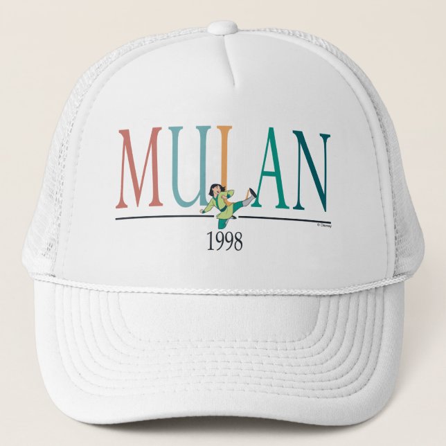 Mulan 1998 Graphic Trucker Hat (Front)