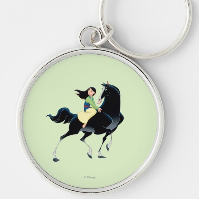 Mulan and Khan Keychain (Front)