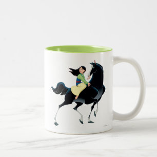 Mulan and Khan Two-Tone Coffee Mug