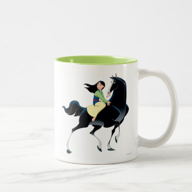 Mulan and Khan Two-Tone Coffee Mug (Right)