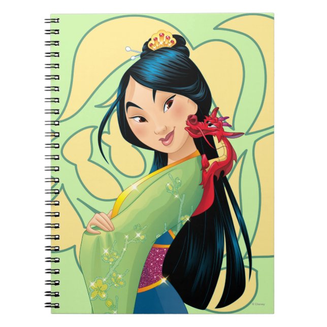 Mulan and Mushu Notebook (Front)